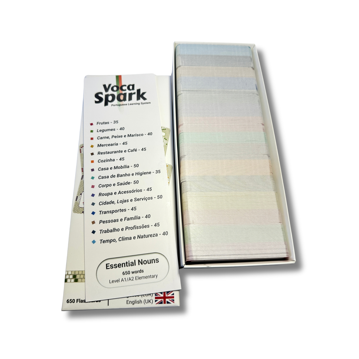 European Portuguese Vocabulary Mega Deck - A1/A2